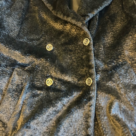 Vintage - XOE ‘s Women's Elegant Black Teddy Jacket/ Small - Oversized - Picture 9 of 15